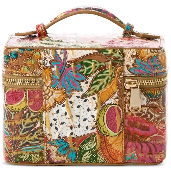 BRAHMIN Small Charmaine Marketplace Melbourne Leather Travel Case